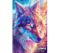 Agenda Scolaire 2025 2026: Planificateur scolaire journalier 2 Jours par Page de Septembre à Juillet pour Etudiant de Primaire, Collège, Lycé, CM1 et CM2.
