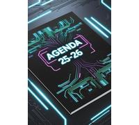 Agenda scolaire 2025-2026 - Pour Ados | Style Gaming Futuriste | Semainier pratique format 6x9: De septembre 2025 à juillet 2026 | Emploi du temps ... à dos | collège et lycée, étudiant. compact