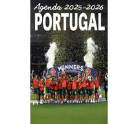 Agenda scolaire 2025 2026 pour garçon, fille, collège, lycée, étudiant. 1 page par jour. Couverture Portugal