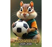 Agenda Scolaire 2025 2026: Thème Ballon de Foot | 1 Jour par Page | Format A5 Pratique | Pour Garçons et Ados | Primaire, Collège, Lycée | Septembre 2025 - Juillet 2026 | 1Page par Jour.