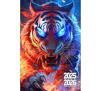 Agenda Scolaire 2025 2026 Tigre: Boostez votre productivité, optimisez vos études et brillez dans toutes vos matières grâce à notre Planificateur ... Jour Par Page au format A5 simple et pratique