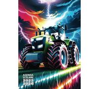 Agenda scolaire 2025-2026 Tracteurs Agricoles Journalier 1 jour par page Petit format 12x17 cm: Garçon - Collège, lycée, étudiant, C.M.1, C.M.2 - Tracteur, agriculture