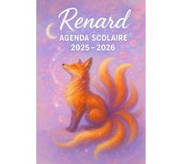 Agenda Scolaire 2025 - 2026: Une page par jour pour une organisation fun et efficace, idéal pour le collège et le lycée - version Renard mystique