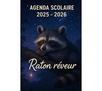 Agenda Scolaire 2025 - 2026: Une page par jour pour une organisation fun et efficace, idéal pour le collège et le lycée - version Raton rêveur