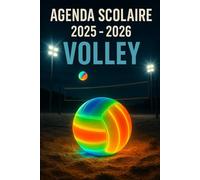 Agenda Scolaire 2025 - 2026: Une page par jour pour une organisation fun et efficace, idéal pour le collège et le lycée - version Beach volley