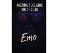 Agenda Scolaire 2025 - 2026: Une page par jour pour une organisation fun et efficace, idéal pour le collège et le lycée - version Emo