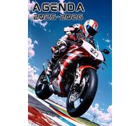 Agenda Scolaire 2025-26: Planner Scolaire Journalier de Septembre 2025 à Juillet 2026 | Couverture Thème Motocross Extrême | Planificateur Élève ... Lycée | Cadeau Rentrée Garçon Sportif.