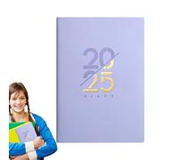 Agenda scolaire 2025 avec suivi des habitudes - Carnet d'exercices A5, carnet de suivi mensuel hebdomadaire et carnet de planification, 20,3 x 15,2 cm