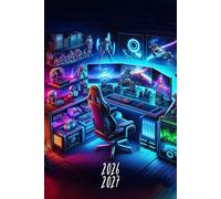 Agenda Scolaire 2026/2027 A5: Gérez votre temps avec efficacité et atteignez vos objectifs académiques en toute simplicité grâce à notre Planificateur Quotidien au format A5 Couverture Gamer