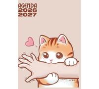 Agenda Scolaire 2026 2027 Chat Kawaii: Planificateur journalier adorable pour enfants créatifs