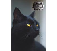 Agenda Scolaire 2026 2027 Chat noir: Suivi des Notes par Matière, Journal d'Étude, Planning Annuel et Organisateur Hebdomadaire | De Septembre 2026 à Août 2027