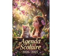 Agenda Scolaire: 2026-2027 Chat | Planner A5 en Français | Journal Quotidien pour Élèves | Primaire, Collège et Lycée | Calendrier, Emploi du Temps, Devoirs, Examens, Notes et Organisation Scolaire