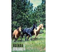 Agenda Scolaire 2026 2027: Chevaux - Pour Étudiants, Primaire, Collège et Lycée | De Septembre 2026 à Août 2027