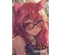 Agenda Scolaire 2026-2027: Couverture Anime/Manga - 1 page par jour pour élèves du primaire, collège et lycée, organise devoirs et projets, format pratique A5.