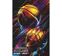 Agenda Scolaire 2026-2027: Couverture Basketball - Garçon - A5 pratique - Journalier- 1 jour par page - pour une année scolaire organisée.