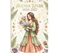 Agenda Scolaire 2026 2027 Fille: Planificateur Hebdomadaire de Septembre à Juillet | Cahier de Textes pour Élève avec Calendrier, Notes et Emploi du Temps | Design Kawaii Mignon Format A5