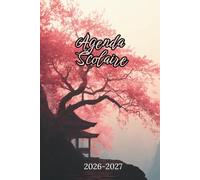 Agenda scolaire 2026 2027: Filles | Planification Journalière 1 jour par page | Organisation collégiennes et lycéennes | Couverture Arbre Sakura féminine | Planner A5 pratique .
