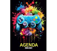 Agenda Scolaire 2026 2027 gamer: Manette De Jeu Pour Garcon | Organisateur et Planificateur Journalier 12x17 cm | | Etudiant de Primaire, Collège, Lycée