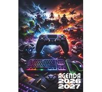 Agenda Scolaire 2026 2027 Gamer: Planificateur de Mission Quotidien | Cahier de Textes pour Élève avec Calendrier de Septembre à Juillet | Organisateur Level Up Format 12x17 cm