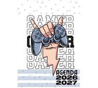 Agenda Scolaire 2026 2027 Gamer: Planificateur de Quêtes Quotidien | Cahier de Textes pour Élève avec Calendrier de Septembre à Juillet | Organisateur Level Up Format 12x17 cm