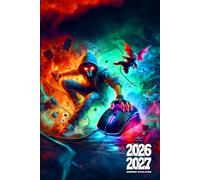 Agenda Scolaire 2026-2027 gamer: Soyez le maître incontesté de votre temps, atteignez vos objectifs académiques avec aisance grâce à notre ... Page simple et pratique Pour garçon et filles