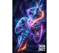 Agenda Scolaire 2026 2027 gamer: Soyez le maître incontesté de votre temps, atteignez vos objectifs académiques avec aisance grâce à notre Planificateur Journalier au format A5