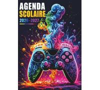 Agenda Scolaire 2026-2027 Gaming | Journalier 1 Jour par Page | Format 12 x 17 cm | Planificateur pour Garçons Passionnés de Jeux Vidéo: Gamer • ... • Emploi du Temps • Devoirs • Notes • Examens