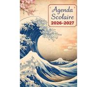 Agenda Scolaire 2026-2027: Japon | Bi-Journalier | 13x20 cm | Format optimisé | 140 pages | mi-août 2026 - juillet 2027 | Français | Adapté à tous les niveaux | Pas cher