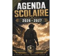 Agenda Scolaire 2026 2027 Militaire: Suivi des Notes par Matière, Journal d'Étude, Planning Annuel et Organisateur Hebdomadaire | De Septembre 2026 à Août 2027