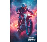 Agenda Scolaire 2026 2027: Moto Cross │ Planificateur journalier pour noter ses devoirs │ Élèves Élémentaire Collège Lycée Étudiant │ Ado Garçon