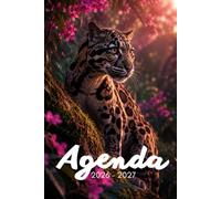 Agenda scolaire 2026-2027 - Panthère Nébuleuse - Illustrations Kawaii à colorier
