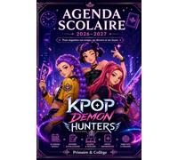 Agenda Scolaire 2026-2027: Planner Scolaire pour Filles KPop - Devoirs, cours, notes, activités et emploi du temps