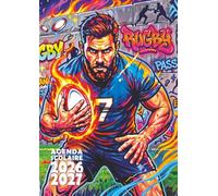 Agenda scolaire 2026 2027 Rugby: Une page par jour en petit format 12x17 cm pour les élèves de CM1, CM2, collège et lycée fans de rugby
