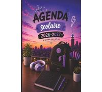 Agenda scolaire 2026-2027: Septembre 2026 à août 2027 | 1 jour par page | Organisation collège, lycée, études supérieures