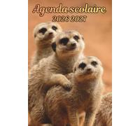 Agenda Scolaire 2026 2027 Suricate: Organisateur Scolaire , Cahier de texte , Primaire, Collège, Lycée pour Fille et Garçon , A5