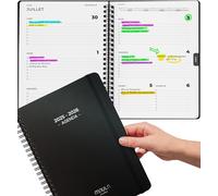 Agenda Scolaire 2026 A5 - Planificateur Semainier Vue Semaine Étudiant Enseignant Université Cahier de Notes Journalier Juillet 2025 à Août 2026 Organisation Travail Études Vie Quotidienne