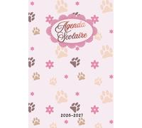 Agenda Scolaire 26/27: Couverture rose thème Chats - Mignon pour Filles - 1 Page par Jour - Planner Enfant Kawaii pour École Primaire, Collège et lycée.
