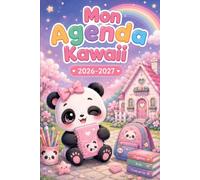Agenda Scolaire à Colorier | Kawaii Primaire | Semainier 6x9 | CP CE1 CE2 CM1 CM2 | Zones A B C: Semainier · 71 Coloriages Uniques · Humeur & Devoirs ... · Intérieur Couleur · Pages Douces Panda