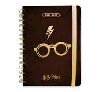 Agenda scolaire A5 - Harry Potter - 12 mois - Hebdomadaire - Couverture rigide - Mixte