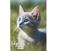 Agenda Scolaire: Agenda Journalier | Un Jour par Page | 12x17 cm Format Standard | 280 Pages | Couverture Souple | Agenda Thème chatons