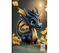Agenda Scolaire animaux 2026 2027: Gérez votre temps avec efficacité et atteignez vos objectifs académiques en toute simplicité grâce à notre ... 1 Jour Par Page Thème dragon, format A5