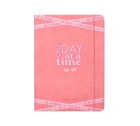 Agenda scolaire Antartik 25-26 relié go! Simil cuir rose semainier A5 bilingue papier FSC 80 g.