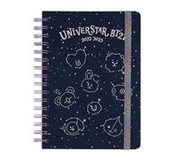 Agenda scolaire - BT21 - 2022-2023 - A5 - Couverture rigide - Autocollants inclus