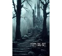 Agenda Scolaire - Cahier de Textes 2026-2027 - 2 Jours par Pages - Thème Gothique - 145 Pages
