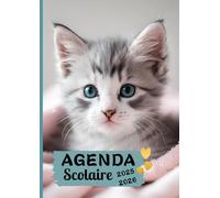 Agenda scolaire: Chat, Chatons | 1 Page Par Jour | Étudiant, Lycée, Collège, Primaire, CP, CE1, CE2, CM1, CM2 Pour la Rentrée Scolaire | Pour Fille ou Garçon