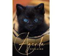 Agenda Scolaire Chat: Organiseur Journalier | Une page par jour | Collège Fille, Garçon, 6ème 5ème 4ème 3ème | Primaire CE1, CE2 CM1, CM2 | Lycée | Chaton mignon