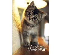 Agenda Scolaire Chaton Mignon 2024-2025: organiseur 1 semaine sur 2 pages - Pour étudiants Primaire Collège Lycée - Rentrée Scolaire 2024 - Couverture Chaton trop Mignon