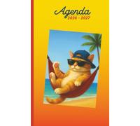 Agenda Scolaire: Chaton. Planificateur journalier pour la rentrée des élèves du CM1, CM2, collège et lycée. Petit chat humour, pour garçon et fille