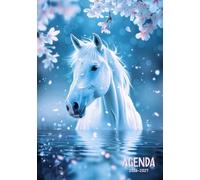 Agenda scolaire Cheval 2026-2027: Organisateur et Planificateur Journalier - 2 Jours Par Page - Format A5