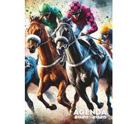 Agenda Scolaire: Cheval, Hippique | 1 jour Par page, Journalier | 12x17 cm, Format Standard | Ecole, Primaire, Collège, 6eme, 5eme, 4eme, 3eme, Lycée ... Sport, Equestre, Equitation, Course, Chevaux